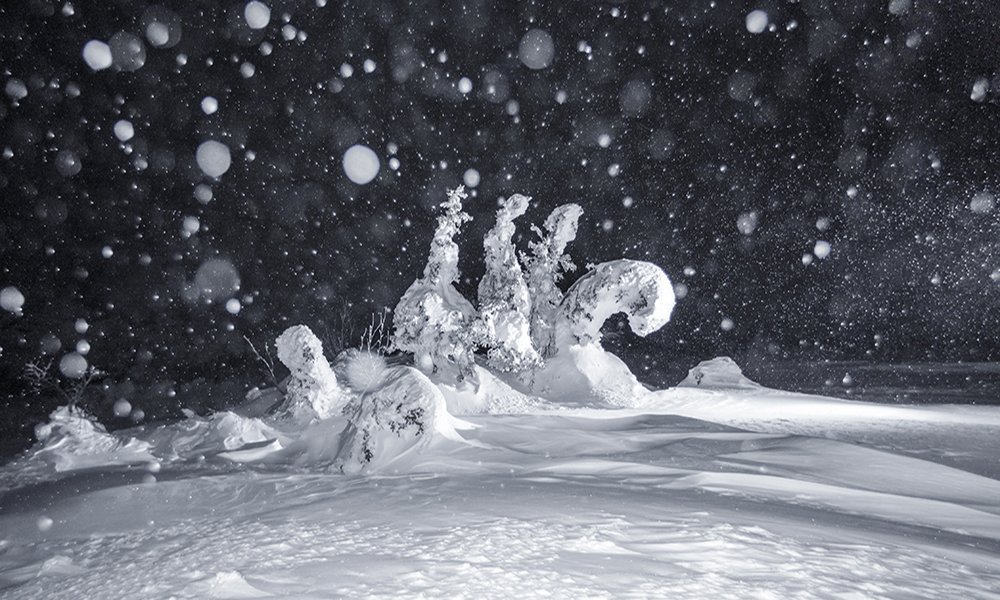 урал,зима,таганай,белый,горы,снег,ночь, Dmitry Bastet
