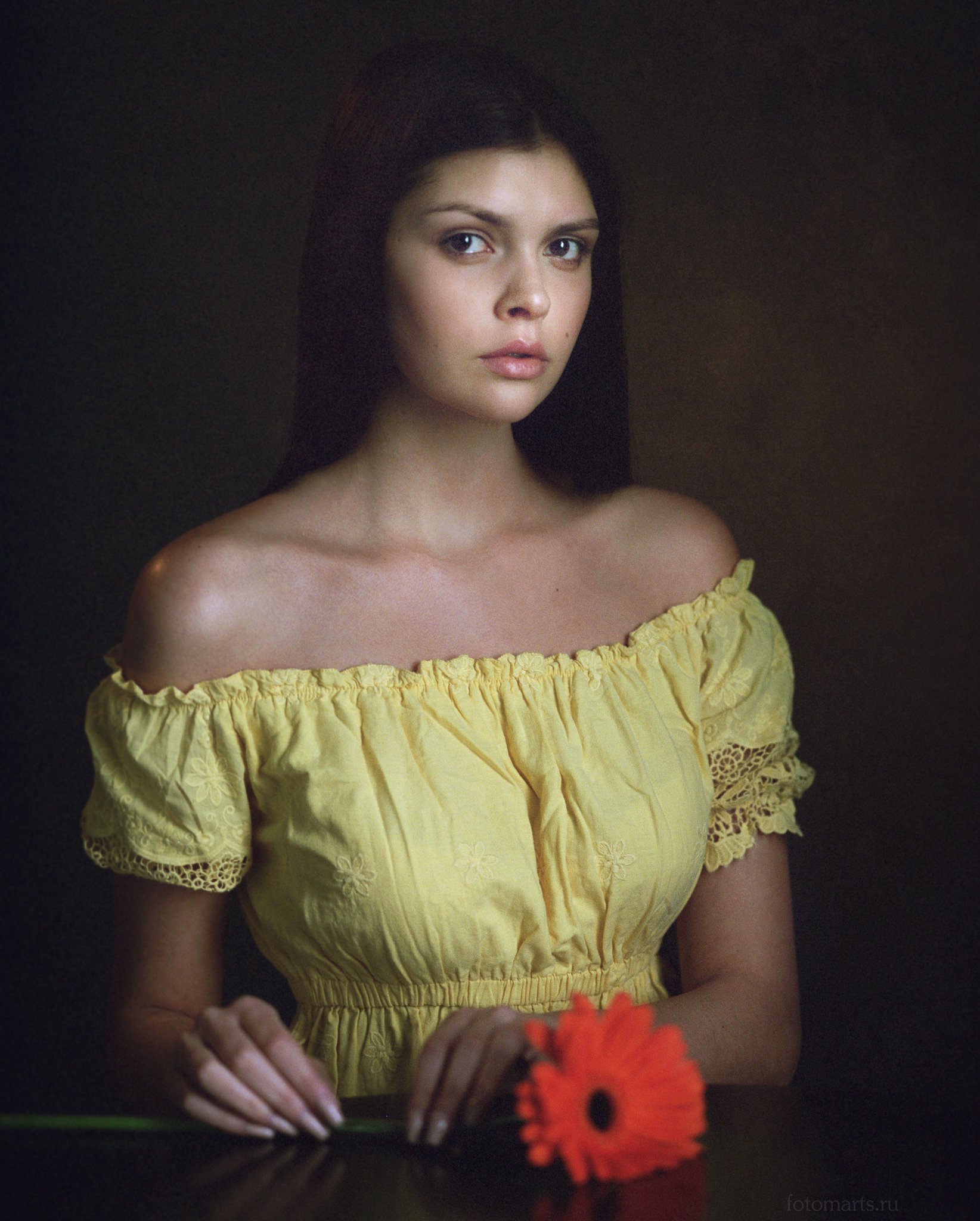 портрет portrait model studio light portra400 film, Сергей Мартынов