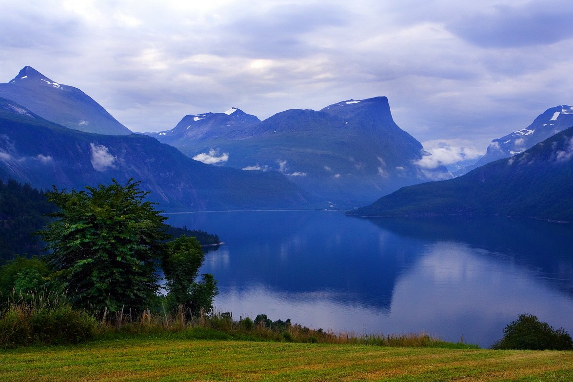 норвегия, озеро, eikesdalsvatnet, Екатерина Богданова