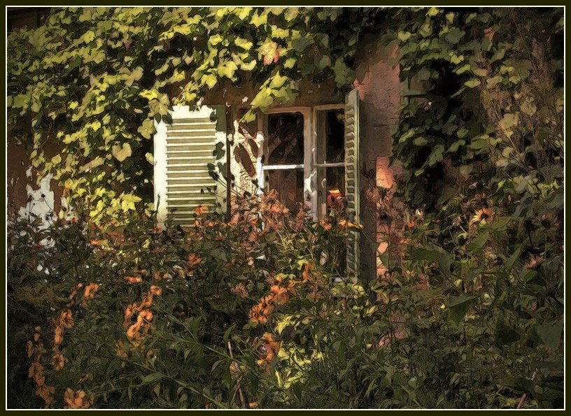 foto liubos,окно,цветы,стилизация, Любовь Селиванова