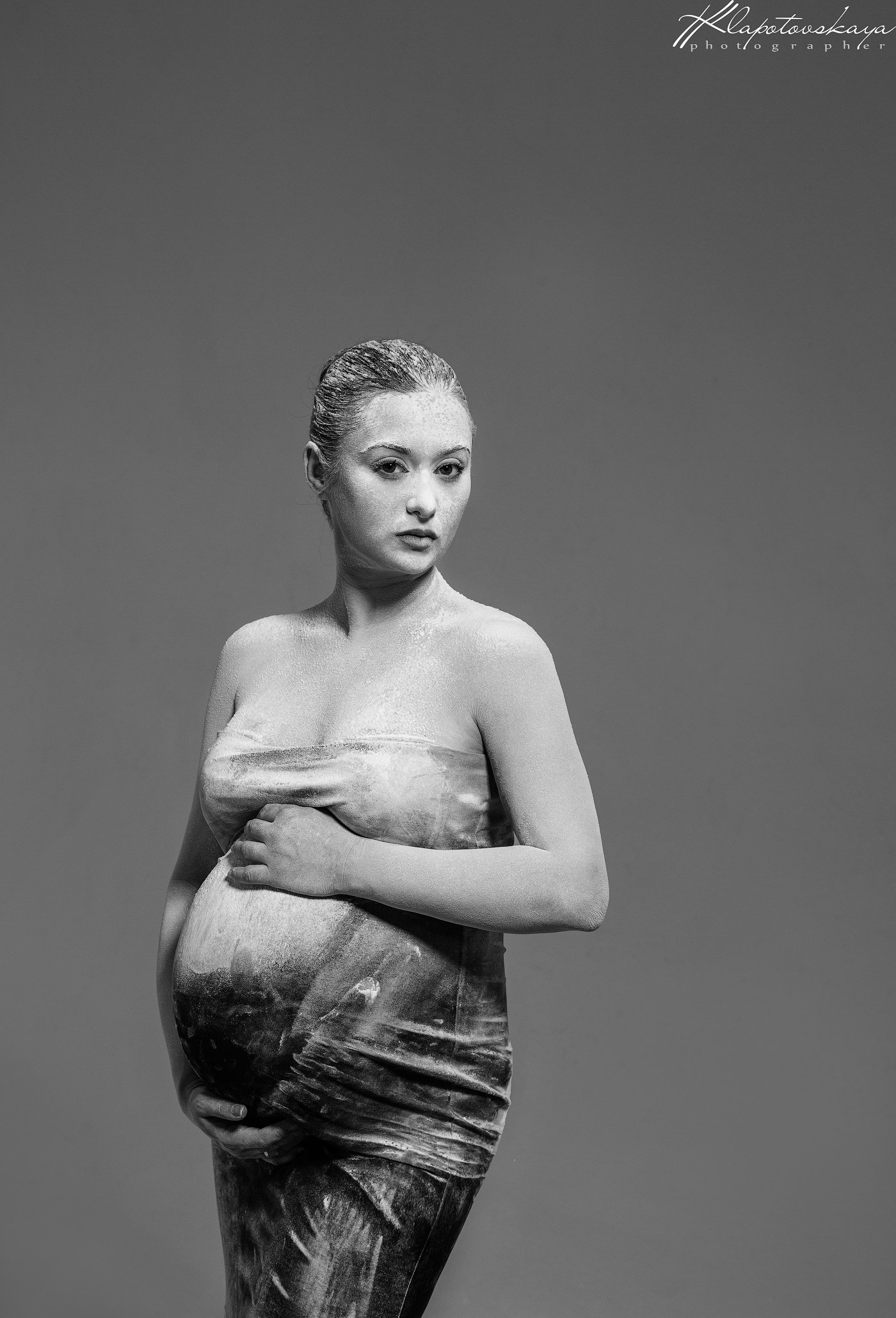 беременность фотосессия креатив художественный портре, Карина Клапотовская