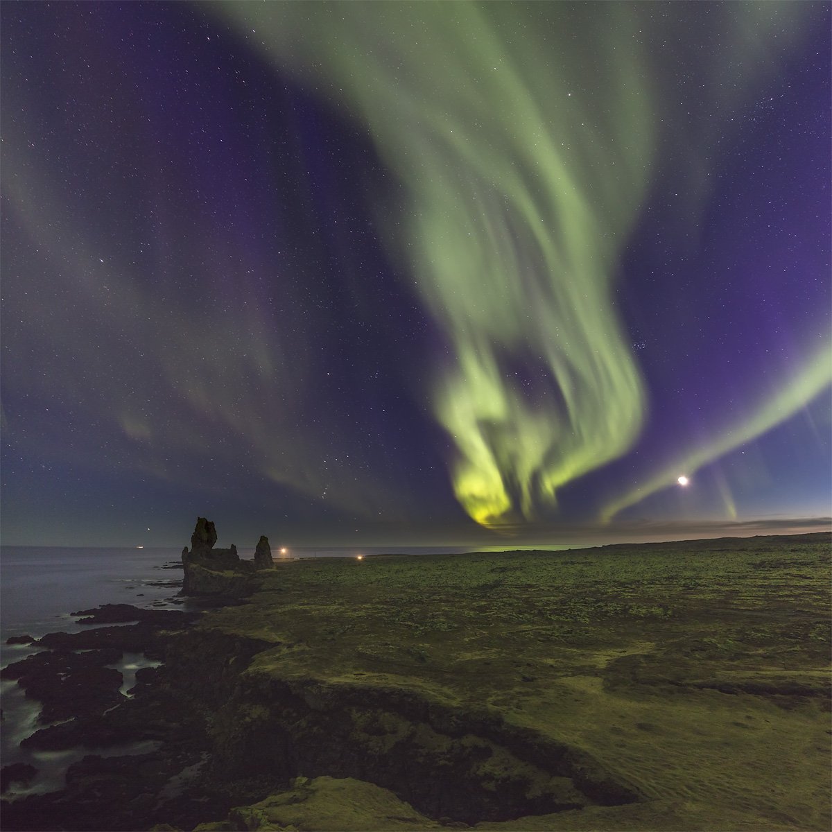 iceland landradar northern lights, Sergey Merphy