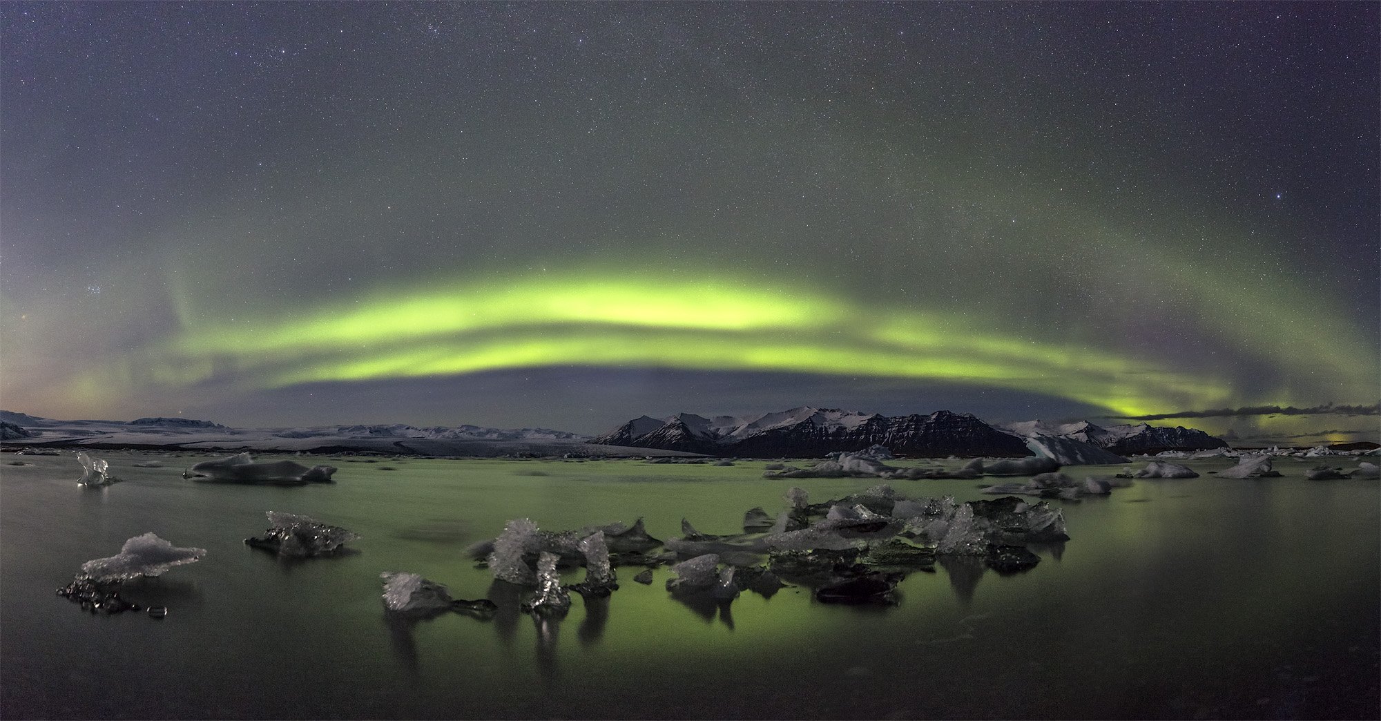 jokulsarlon iceland northern lights, Sergey Merphy