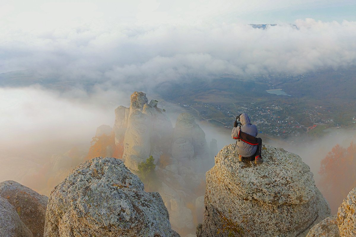 крым, демирджи, горы, пейзаж, фотограф, небо, облака,, Сергей Шульга