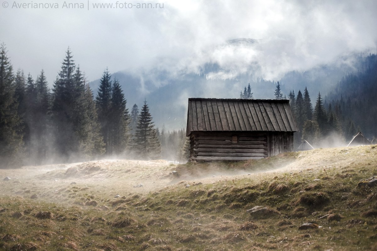 Долина, дом, горы, природа, Польша, Анна Аверьянова