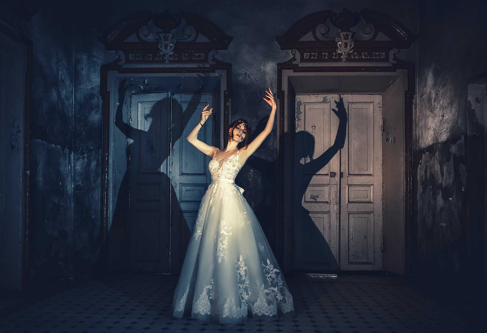 woman, beauty, dress, bride, light, shadows, Руслан Болгов (Axe)