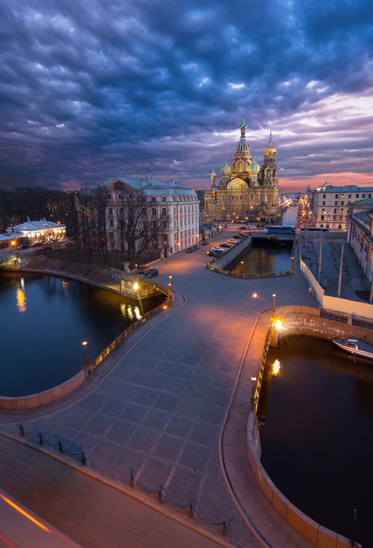 Санкт-Петербург, крыша, закат, церковь, Голубев Алексей