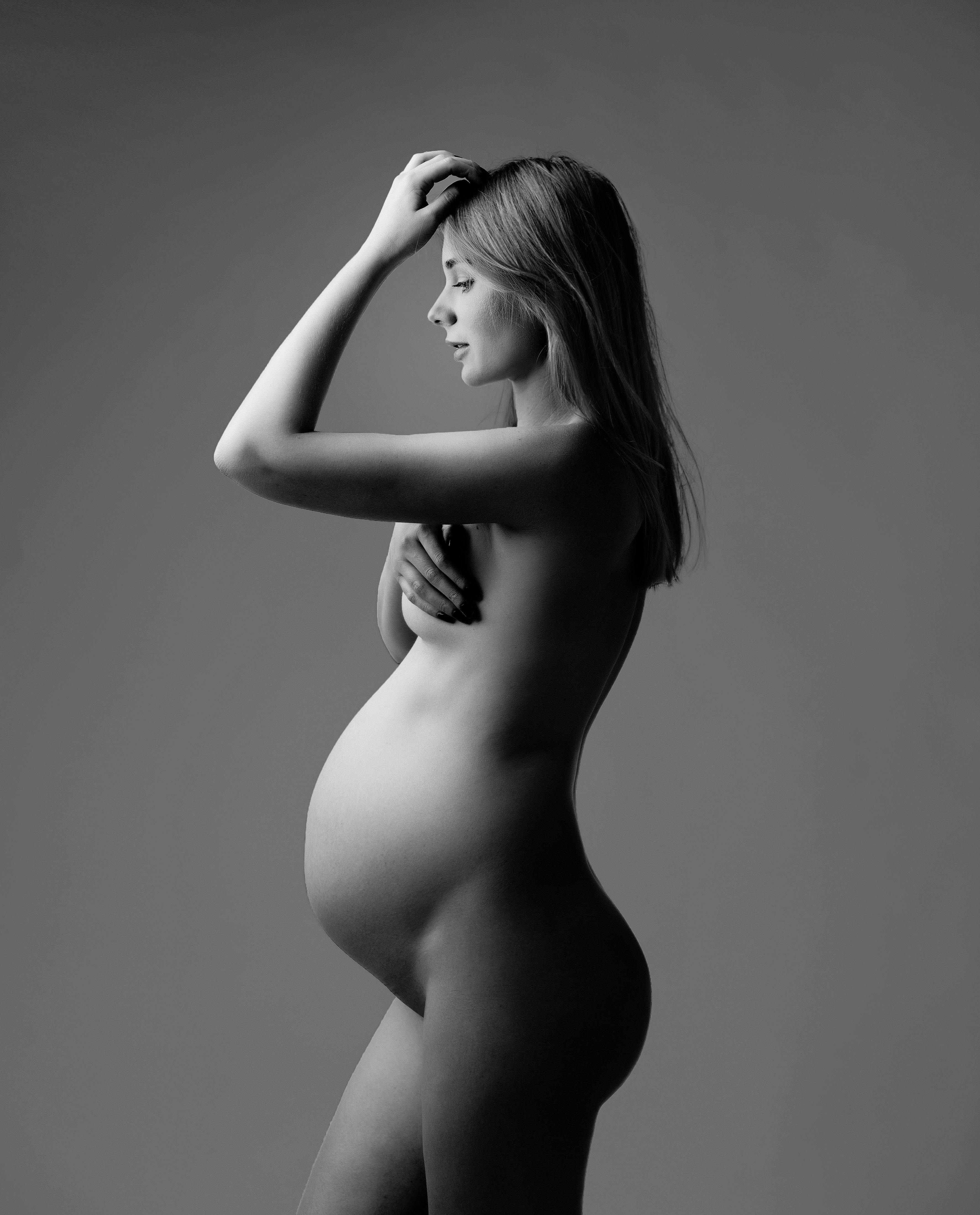 портрет фотография арт беременность nude pregnant studio, Наталья Санникова
