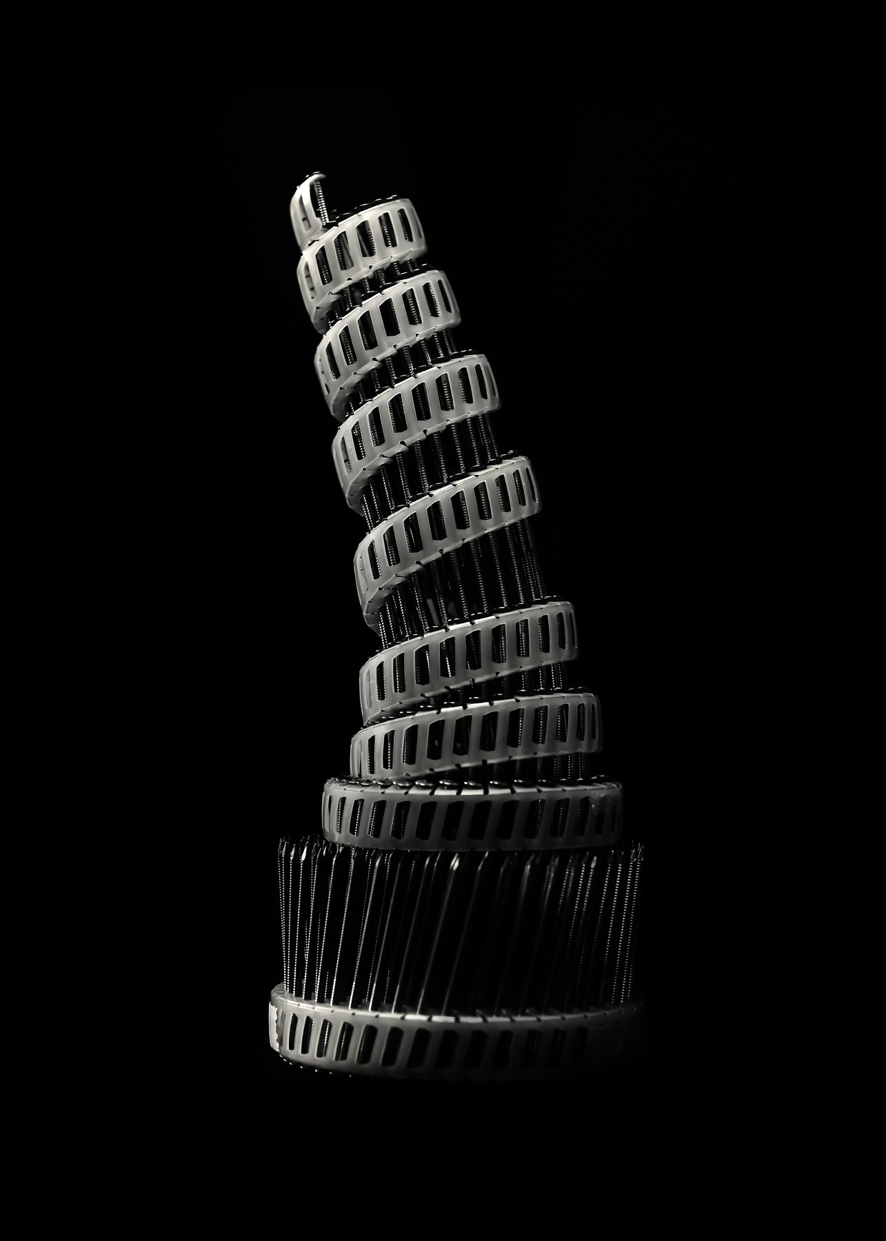 tower, concept, blackandwhite, bnw, metal, black_background, shadows, light´s, концептуальный, башни, металл, пизанская башня, черно-белого, аннотация, Antonio Coelho