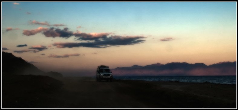 автомобиль, машина, египет, дахаб, небо, облака, Олег Скворцов