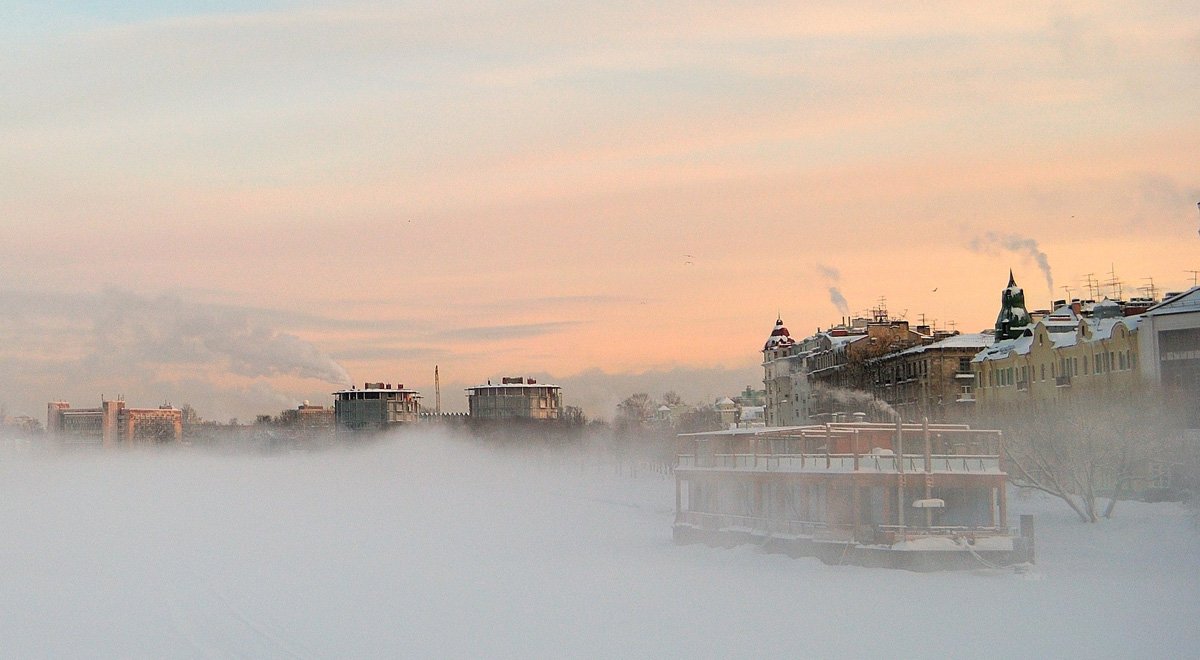 туман, мгла, зима, Anton