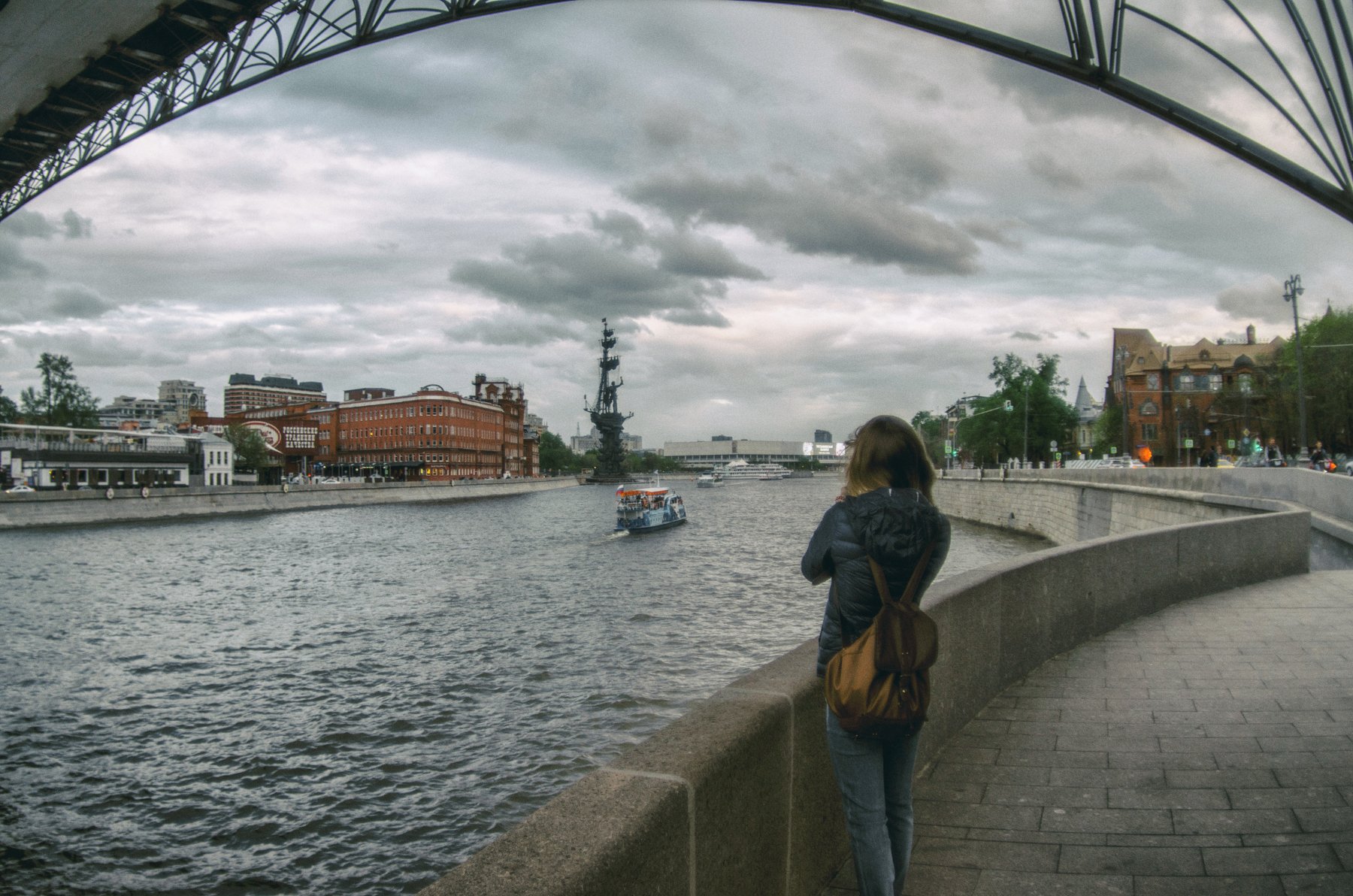 girl, city, moscow, SlyZombie