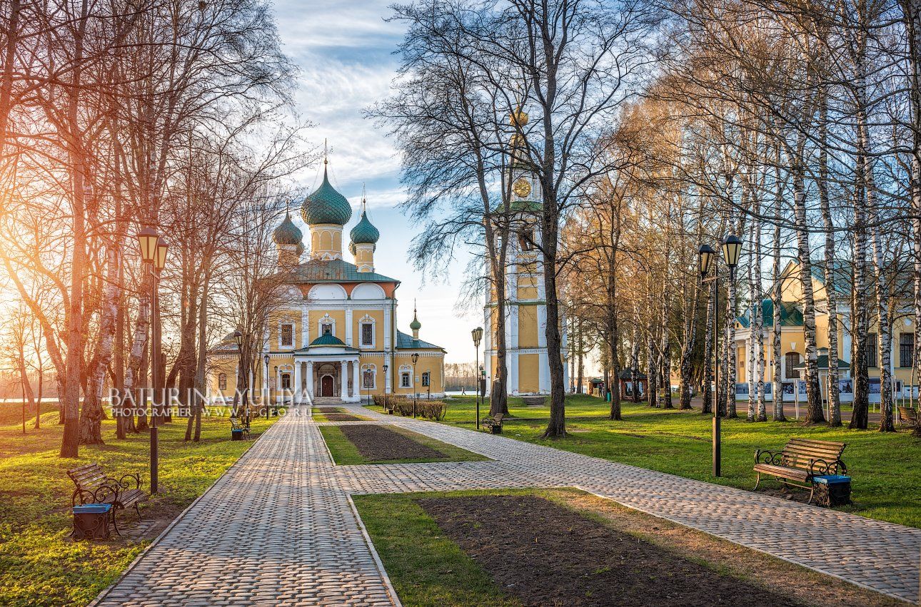 углич, преображенский собор, кремль, закат, Юлия Батурина