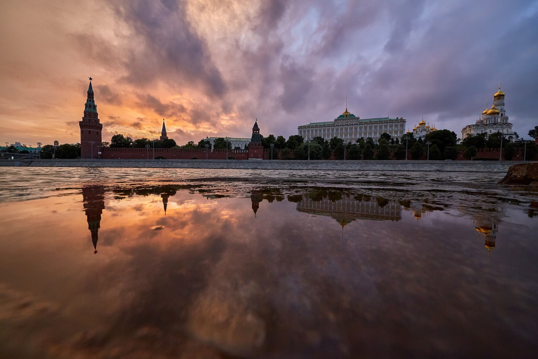 город, Москва, архитектура, закат, небо, облака, тучи, красота , Конев Сергей