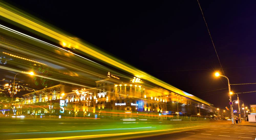 ночь, улица, фонарь, автобус, =), Валерий Невмержицкий