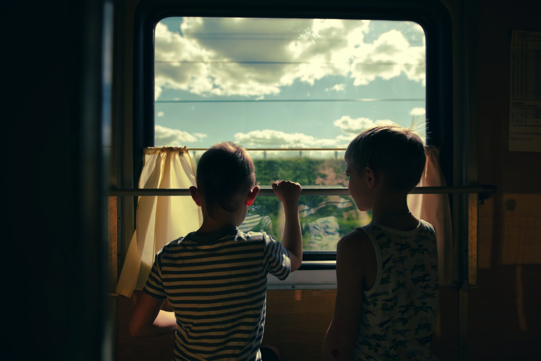 поезд, детская фотография, Евгения Коригова