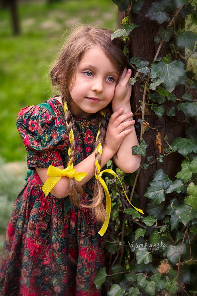 girl, little, eyes, grey, portrait, девочка, голубые глаза, портрет, Vysochanska Photography