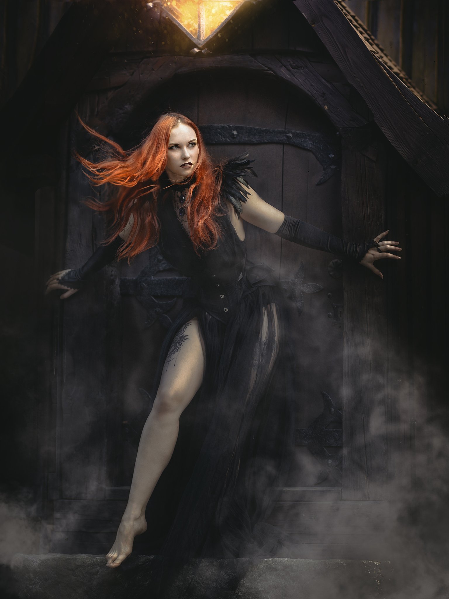 gothic fantasy girl dark, Nina Janiak