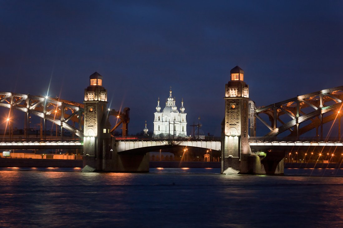 питер, мост, петра, великого, seleznev