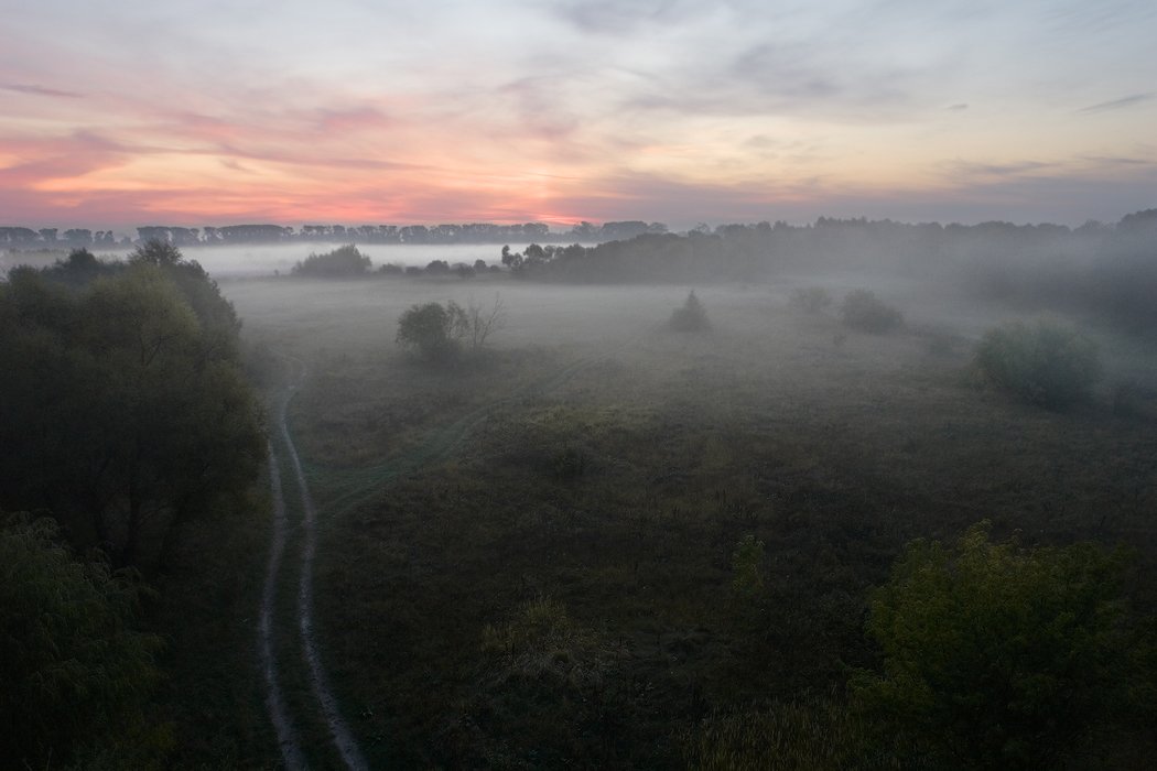 козлов артур, пейзаж, рассвет, утро, туман, Kozlov Artur