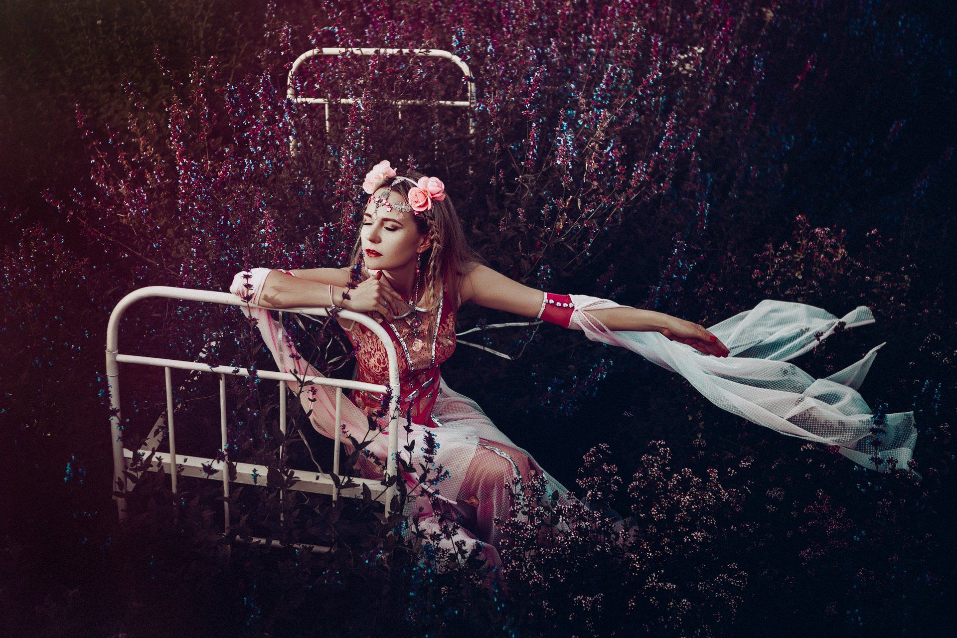 woman, fairy, dress, portrait, natural light, flowers, Руслан Болгов (Axe)
