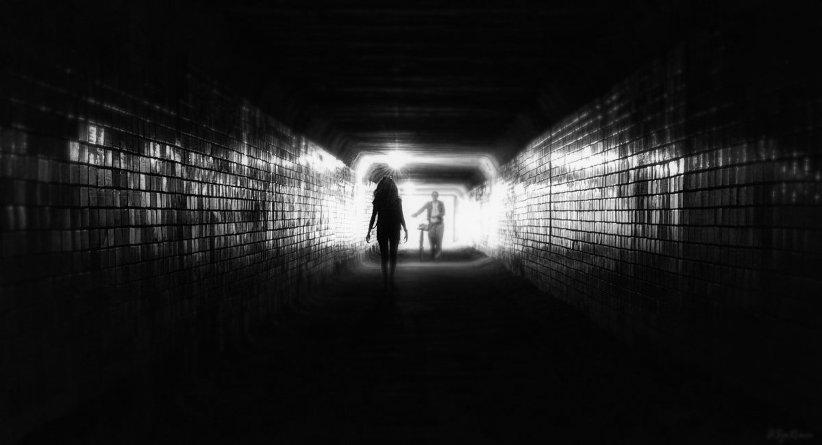 люди, переход, тоннель, свет, Roma Krasov ( Chitinskiy )