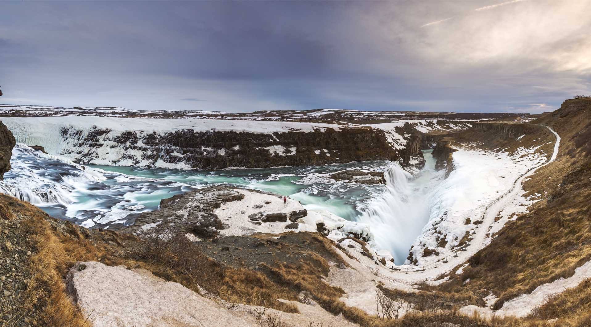 iceland, waterfall, gullfoss, Sergey Merphy
