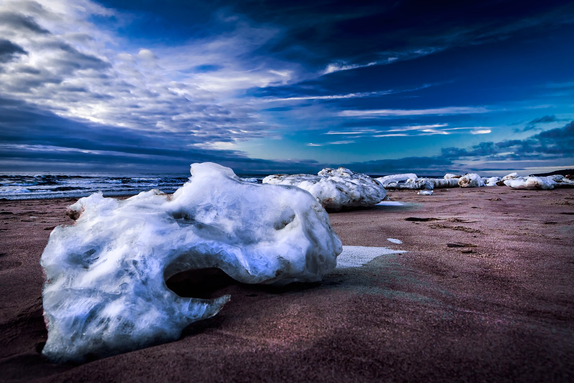 baltic sea, landscape, ice, winter, Руслан Болгов (Axe)