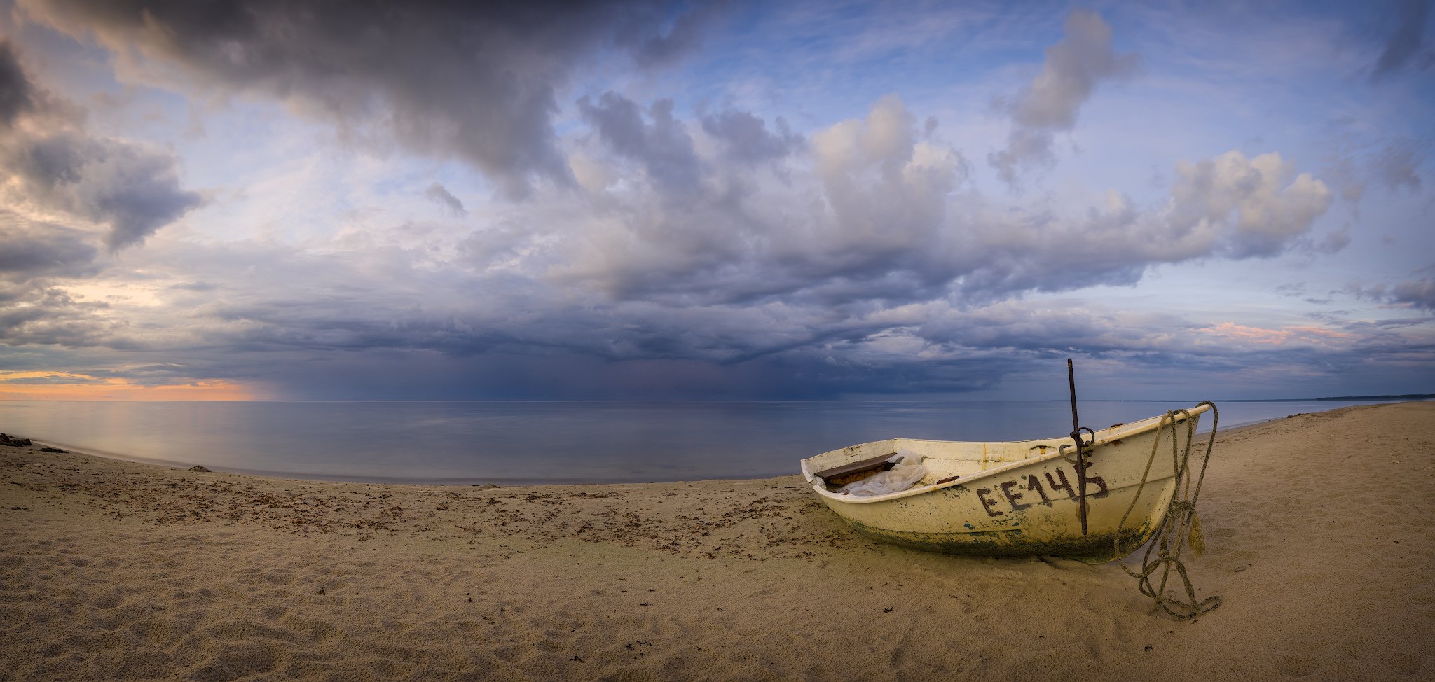панорама пейзаж латвия рига море закат, Алексей Мельситов