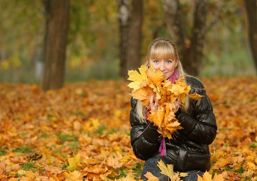 осень, девушка, парк, листья,, Svetlana Karnauh Карнаух