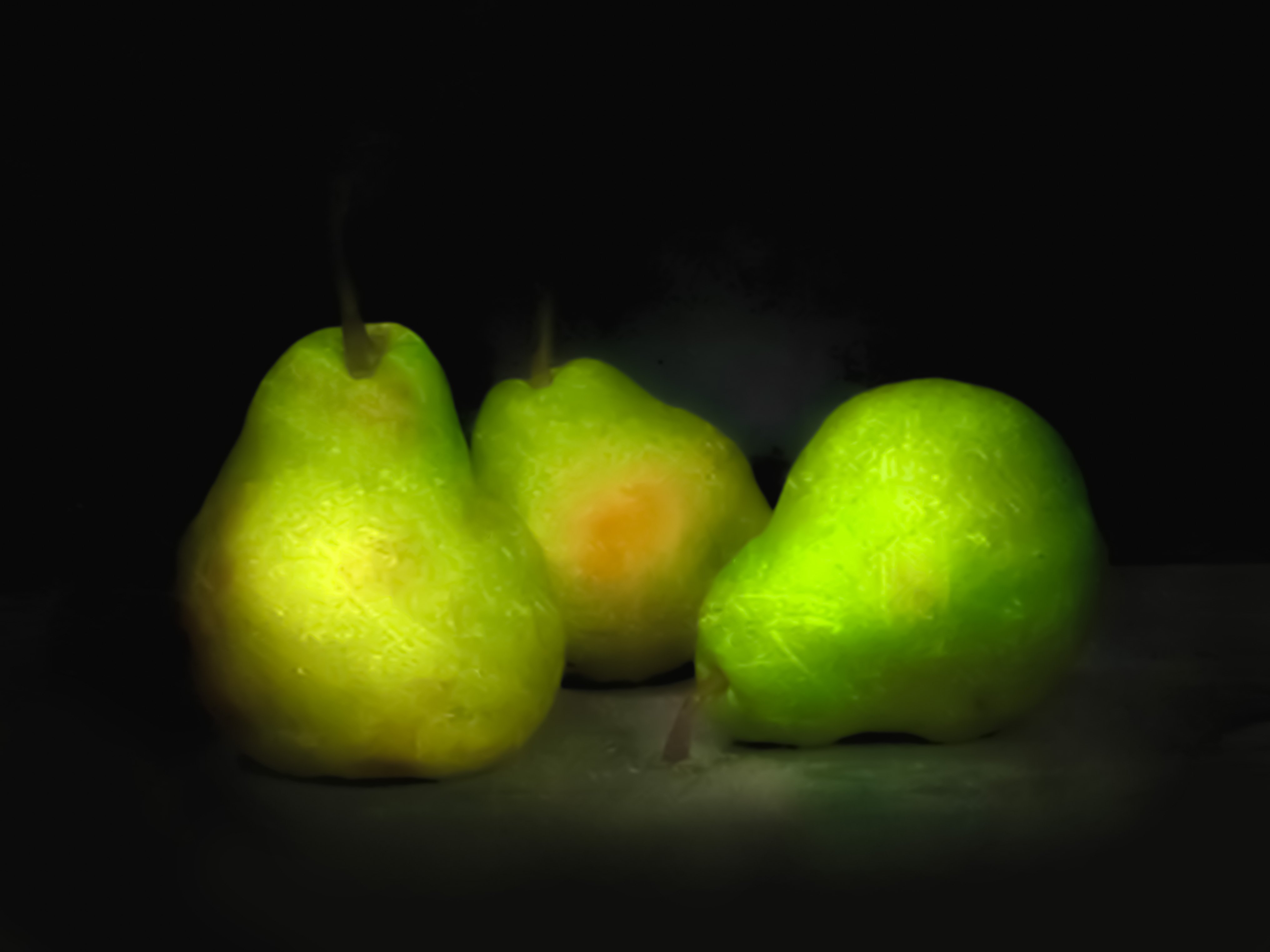 pears, green, harvest, fruits, autumn colors, autumn, still life, beautiful, digital art, nature, DZINTRA REGINA JANSONE