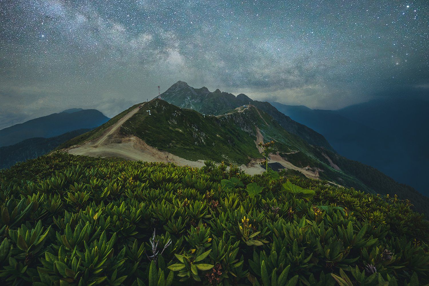 ачишхо, ночь в горах, астрофотография, Оксана Сироткина