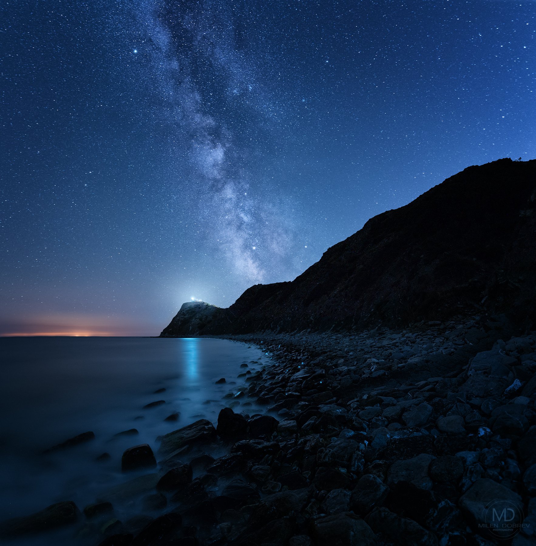 Bulgaria, nightphotography, Milky way, Balkan, stars, night, lighthouse, Милен Добрев
