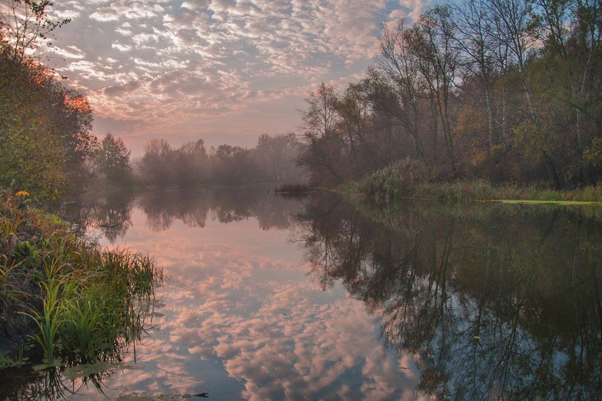 осень,утро,река,рассвет, Roma  Chitinskiy