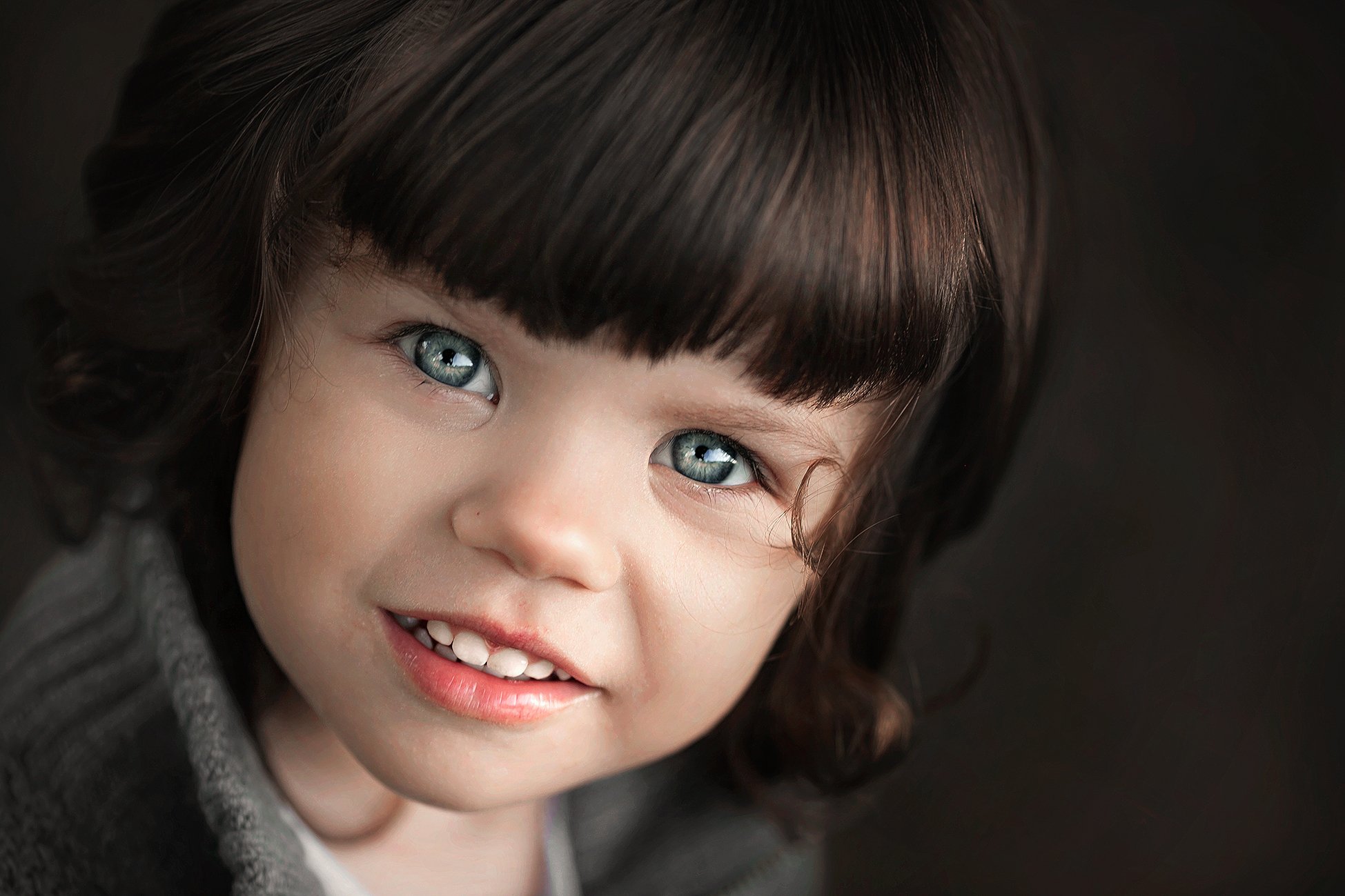 ребенок девочка глаза взгляд красота портрет, Липатова Анна