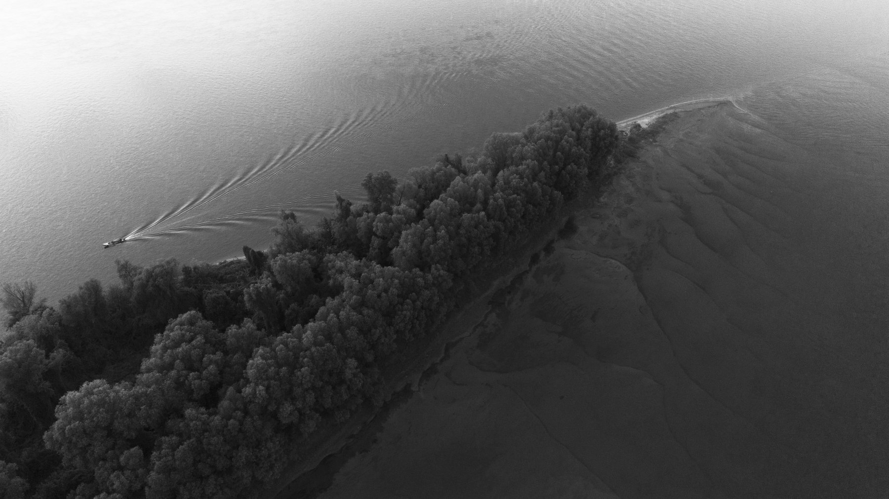 остров, река, Дунай, лодка, воздушная фотография,danube, island, boat river, Даниел Балъков