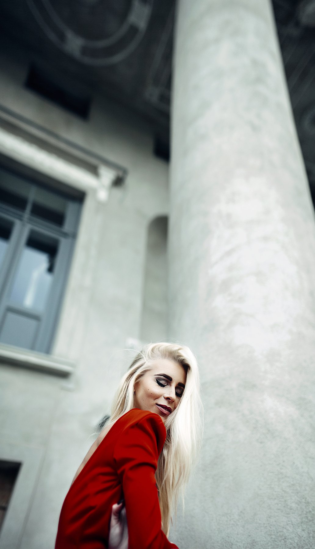 red, dress, portrait, canon , Ткач Михаил