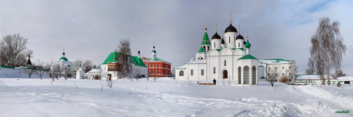 муром, монастырь, зима, Виктор Майбах