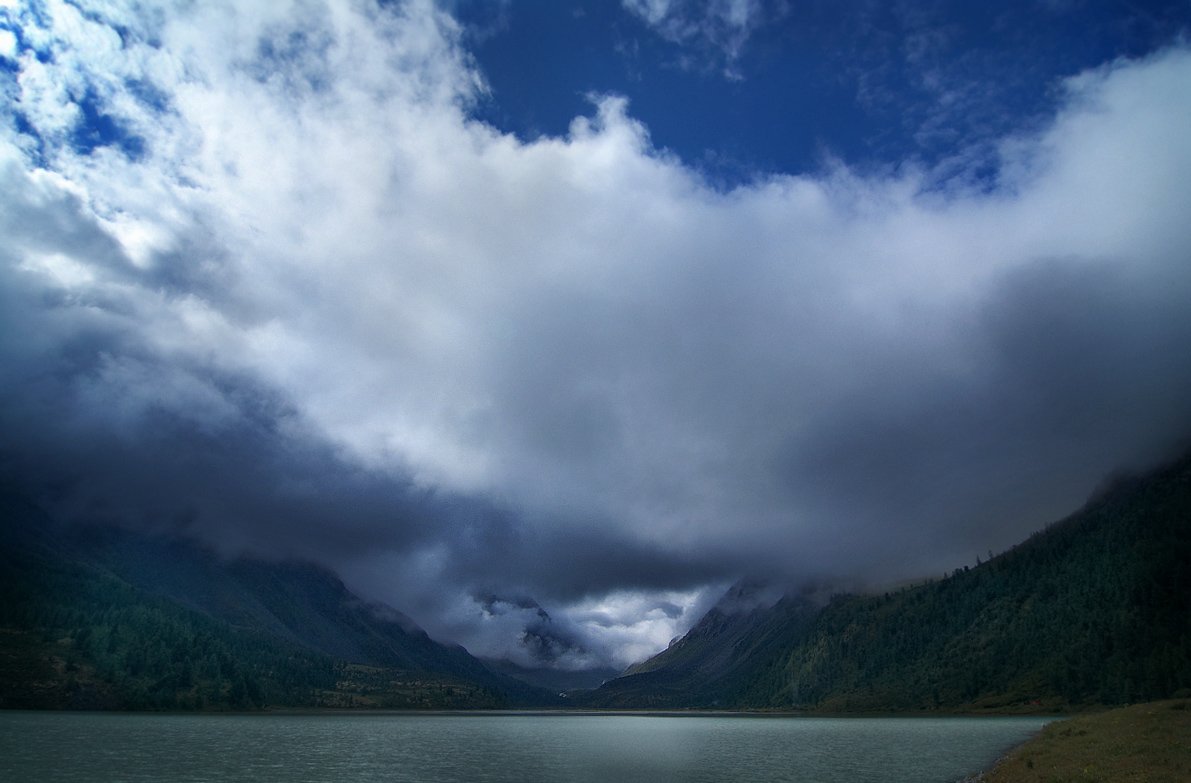 алтай, горы, озеро, облака, Anastasia Aymilios
