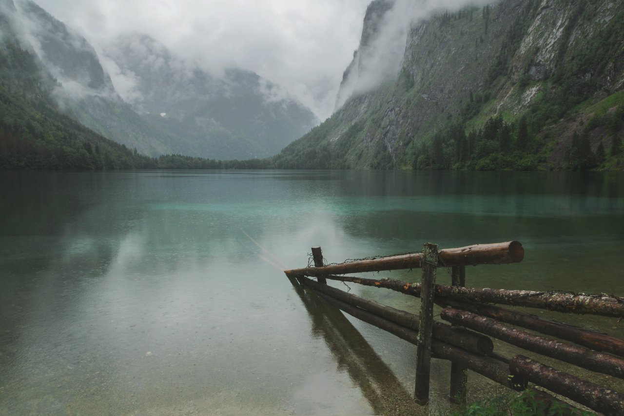 озеро; горы; туман; дождь; туризм, Александр Удовиченко