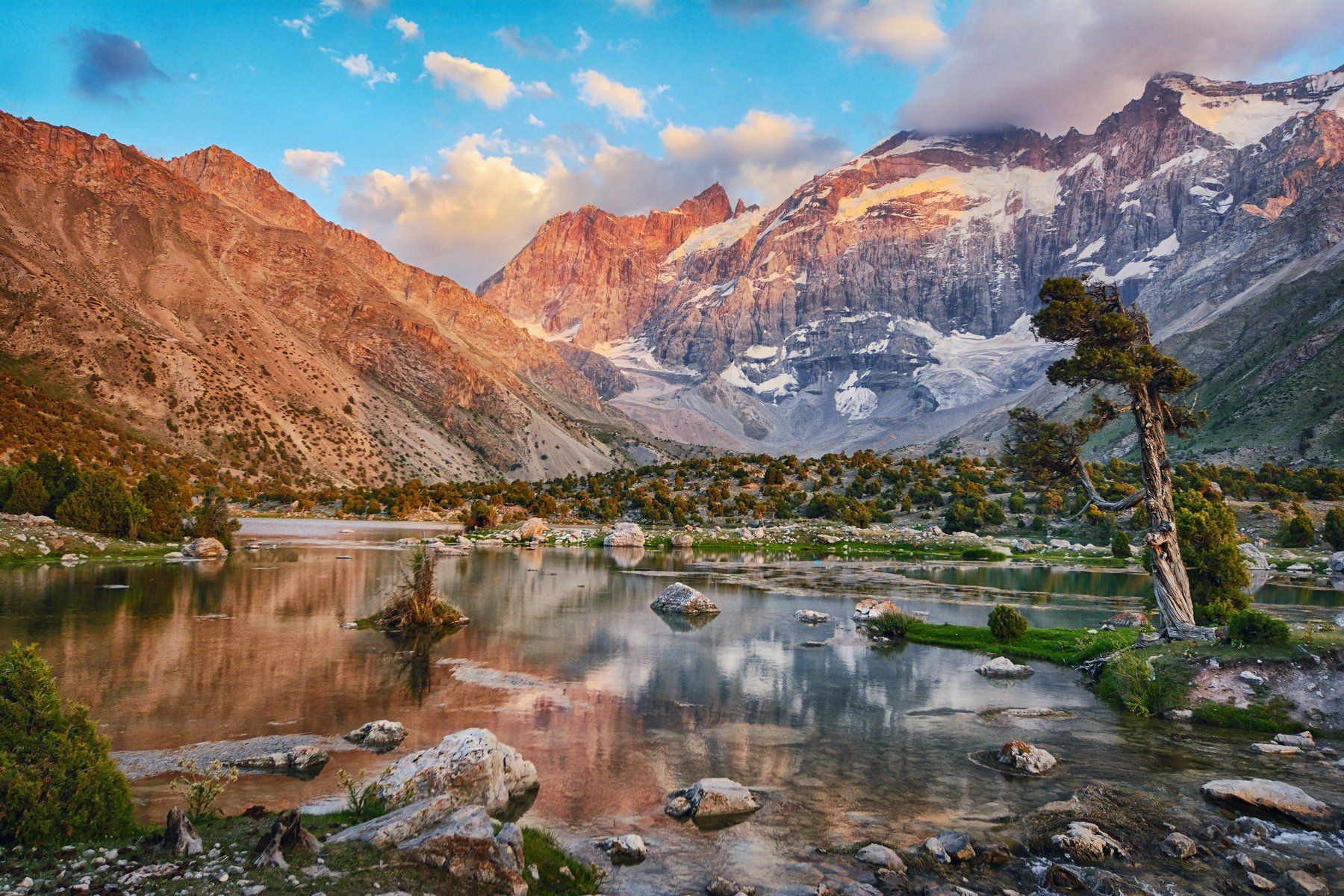 пейзаж, путешествия, горы, природа, озеро, таджикистан, фанские горы, закат, Чурсина Виктория