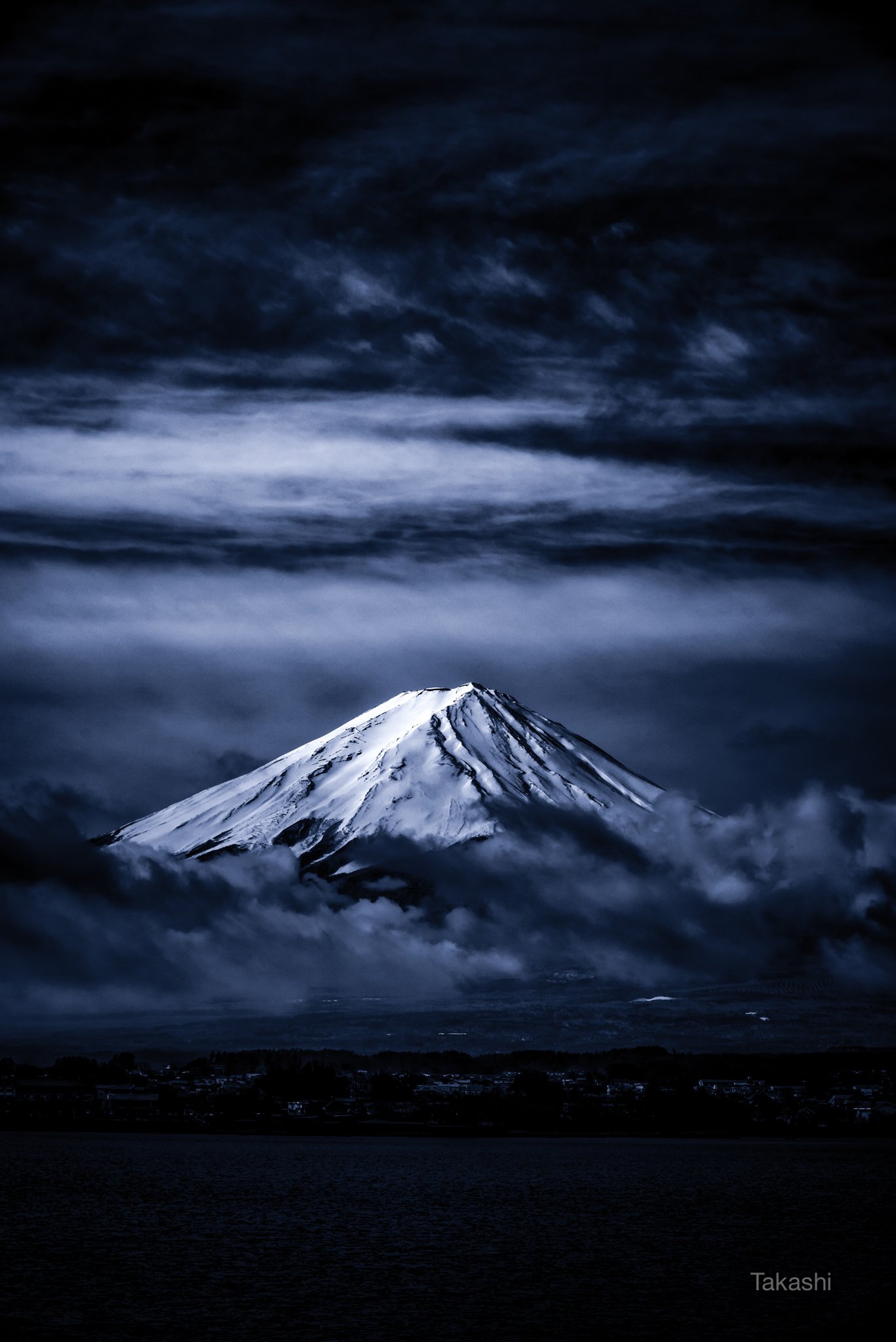 Fuji,mountain,Japan,cloud,snow,white,blue,sky,beautiful,sky,amazing,, Takashi