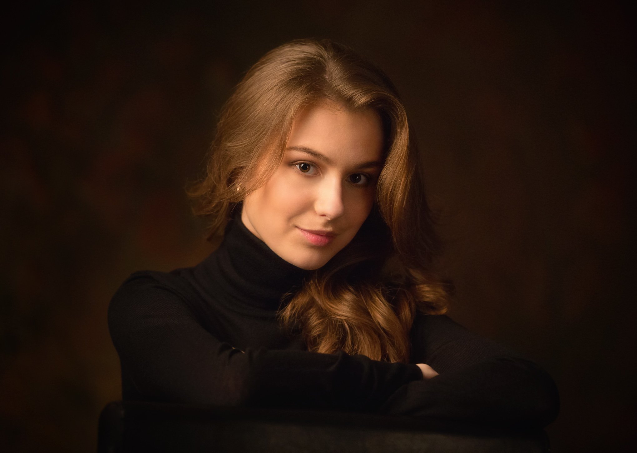 портрет, девушка, Алексей Назаров
