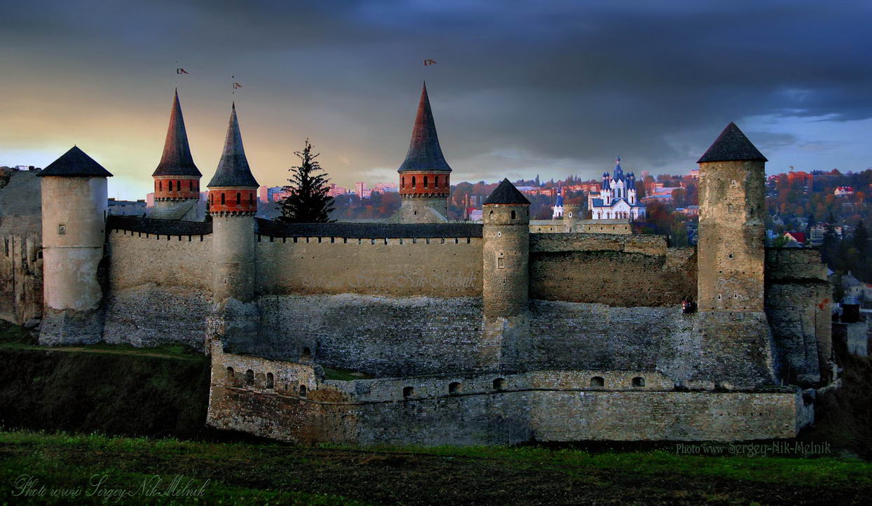 каменец-подольский, замок, крепость, украина, закат, вечер, Melnik-oy Serg-N-