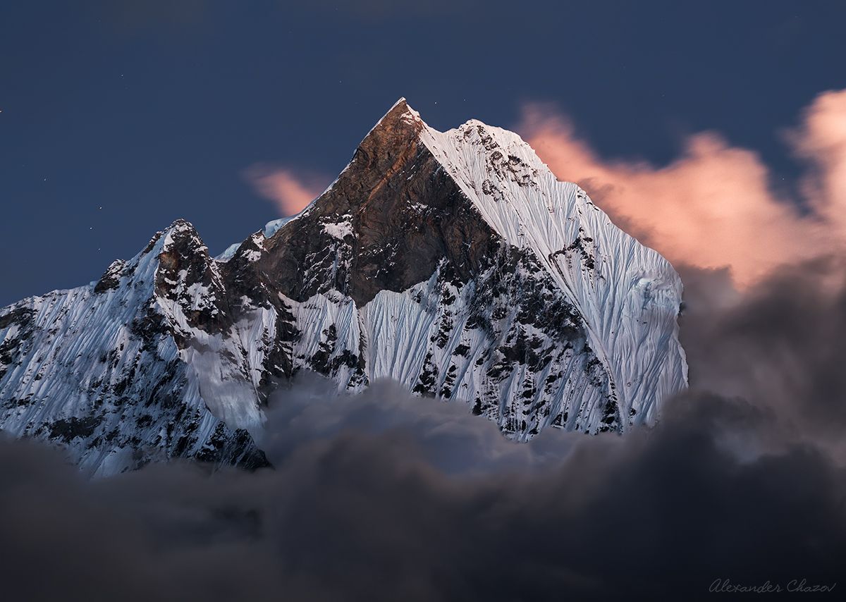 Мачапучаре, Гималаи, Непал, горы, вершина, Александр Чазов