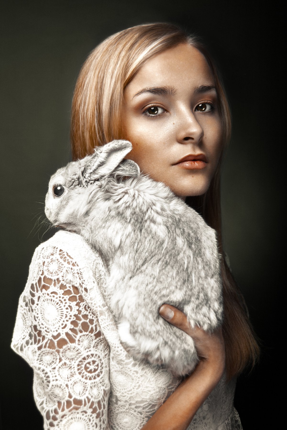 кролик, портрет, студия,, Маховицкая Кристина
