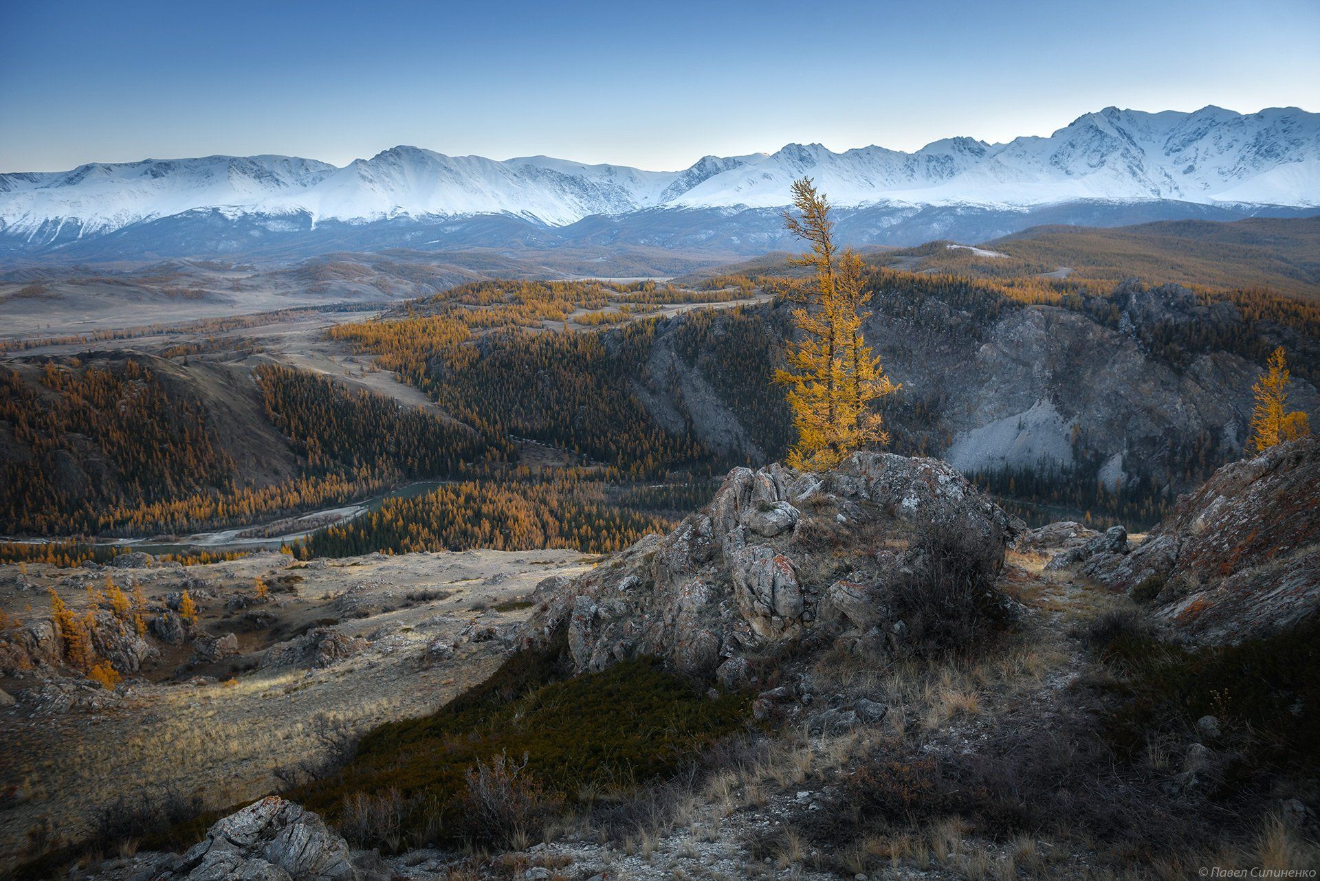 Алтай, пейзаж, горы, камни, скалы, осень, Павел Силиненко