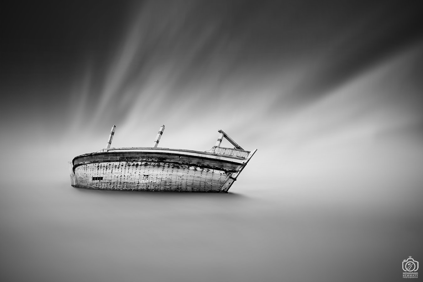 longexposure , sea , nature , strong , blackandwhite , life , ship , alone , canon , lonely , world ,photography , tired , fineart , dhow , canon80d, Mohammad Hemmaty