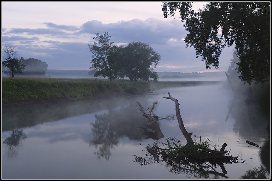 река, дёма, башкирия, туман, Степанов Сергей