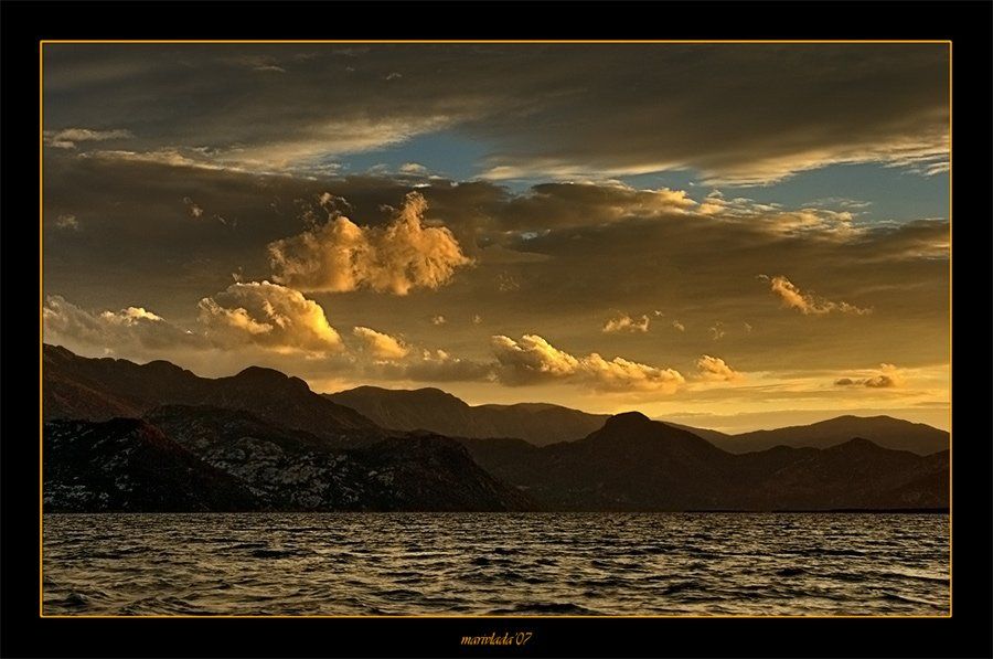 скадарское озеро вечер облака, Марина Машевски
